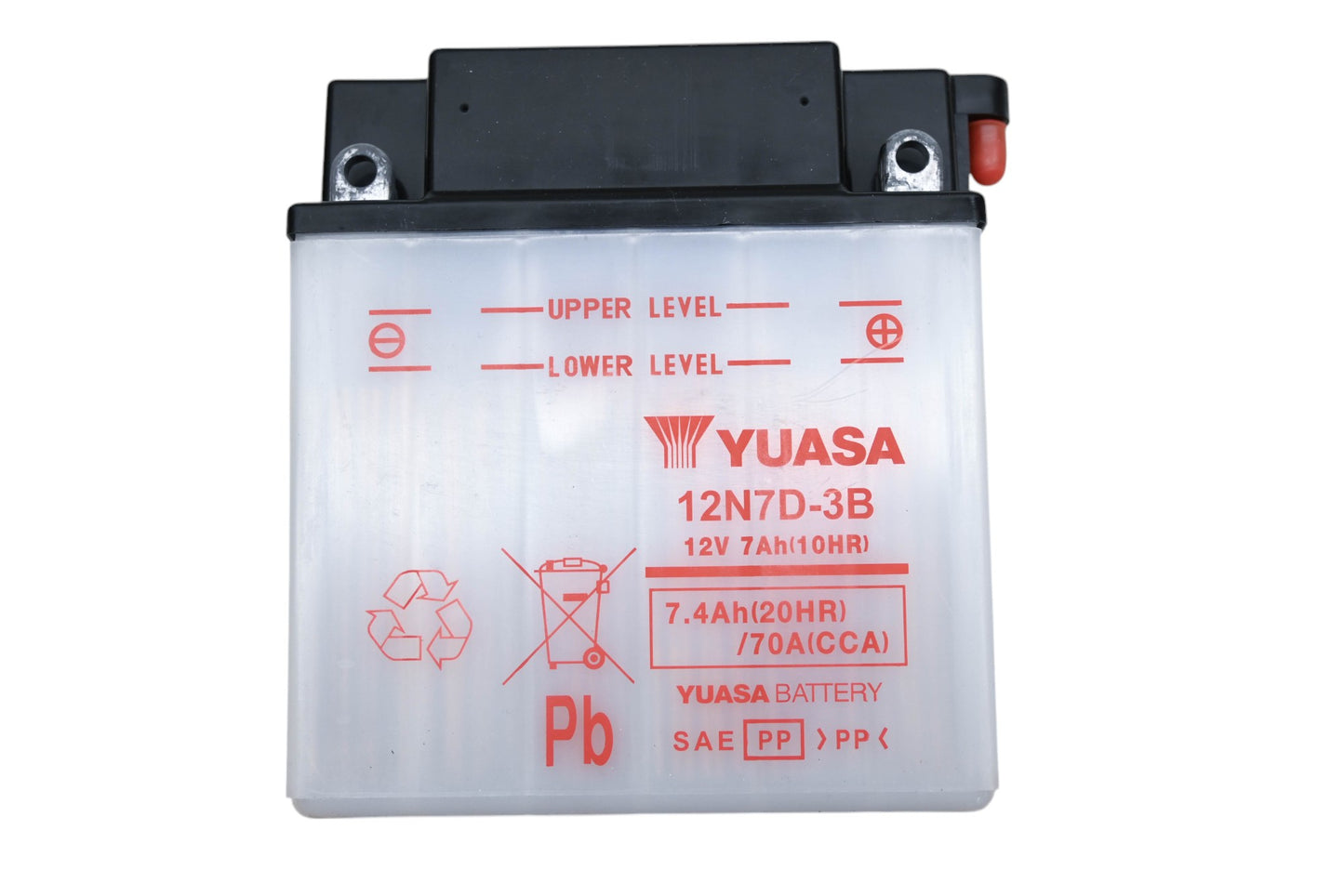 Yuasa 12N7D-3B, 49-1725, M227DB Conventional 12V 7Ah-10HR Battery NOS