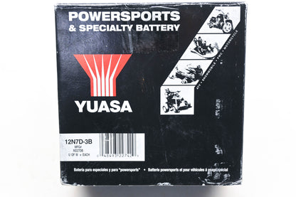 Yuasa 12N7D-3B, 49-1725, M227DB Conventional 12V 7Ah-10HR Battery NOS