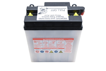 Yuasa YB12AL-A2, M22212, 49-1852 Conventional 12V 12Ah-10HR Battery Kit NOS