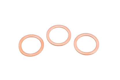 New OEM Yamaha 90430-18130-00 Copper Gaskets Qty 3 NOS