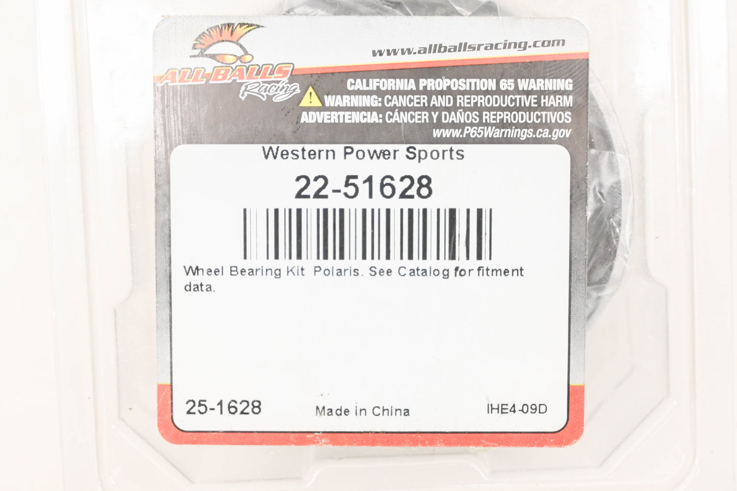 All Balls 22-51628, 25-1628 Wheel Bearing Kit NOS