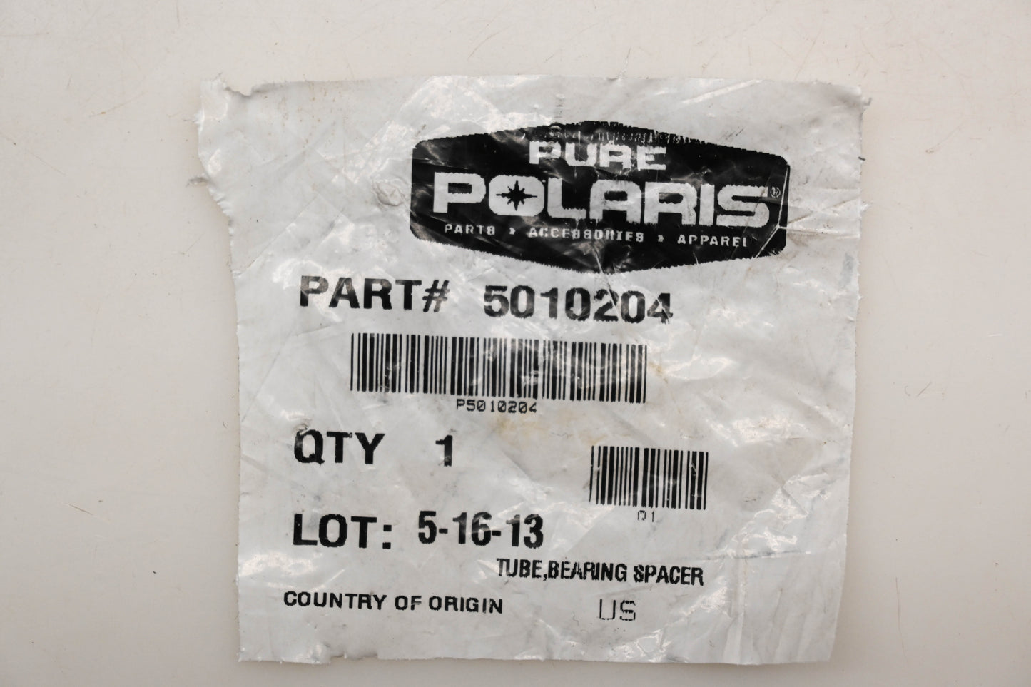 New OEM Polaris 5010204 Bearing Spacer Tube NOS