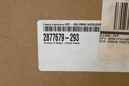 New OEM Polaris 2877679-293 Red Gripper Ski Kit NOS