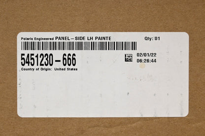 New OEM Polaris 5451230-666 Left Side Panel NOS