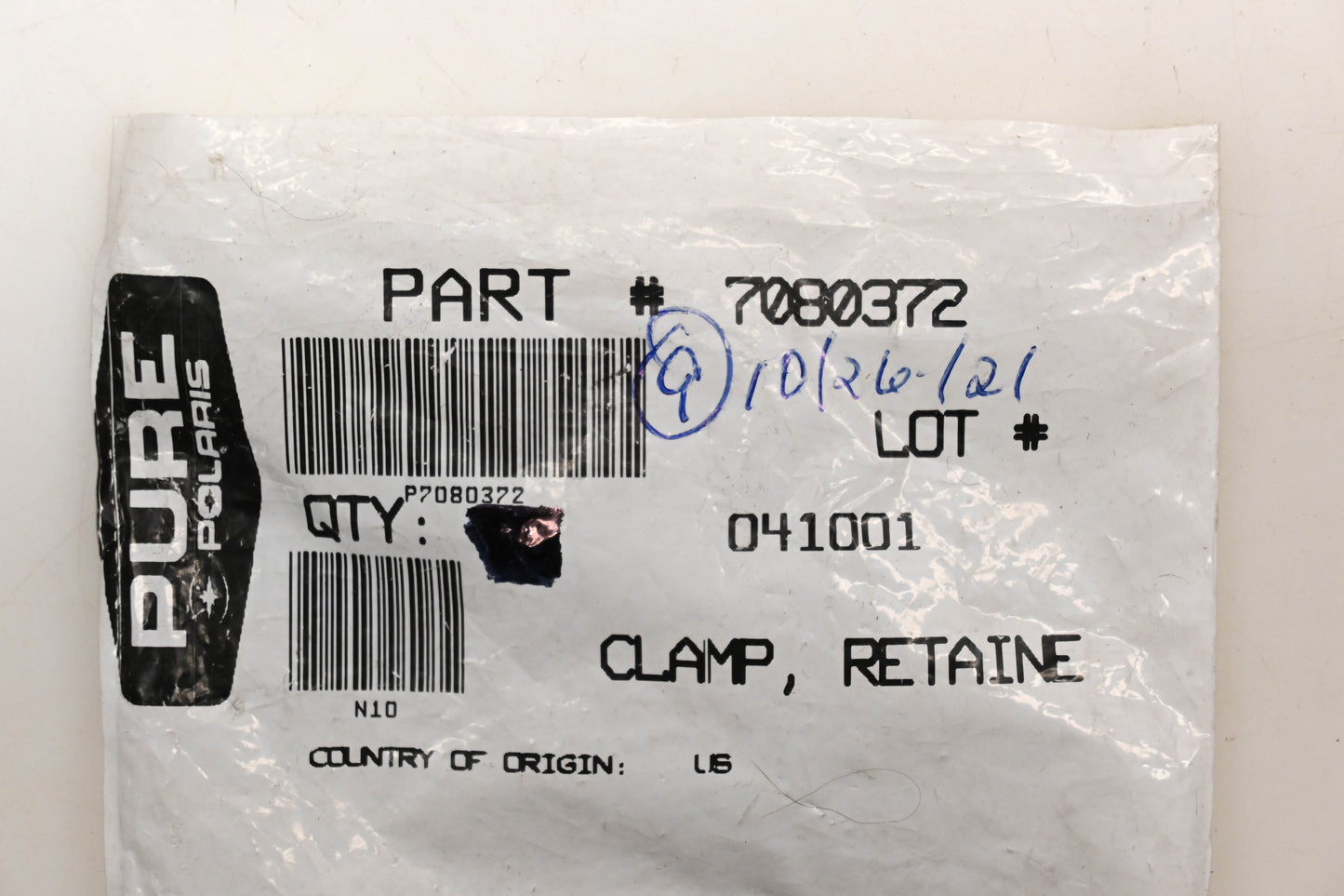 New OEM Polaris 7080372 Retainer Clips Qty 9 NOS