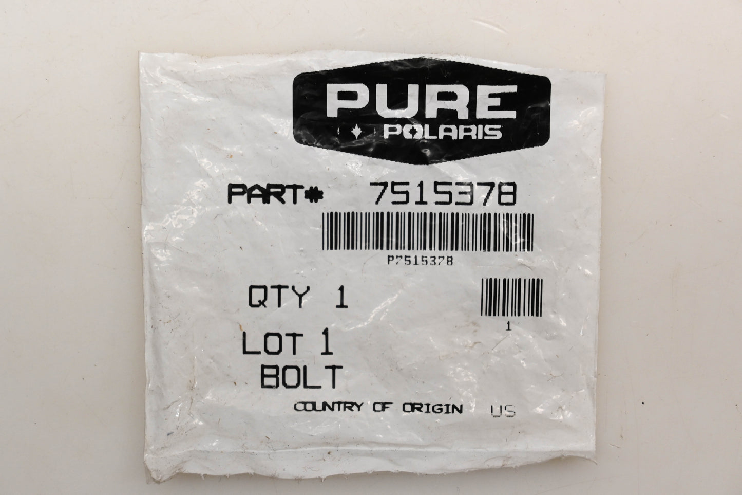 New OEM Polaris 7515378 Bolt NOS