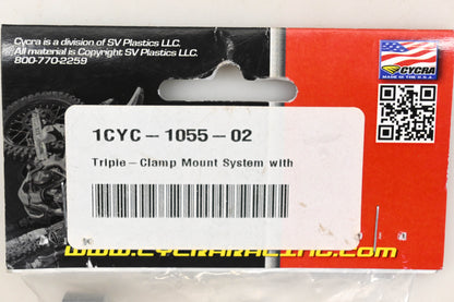 Cycra 1CYC-1055-02 Triple Clamp Mount Kit NOS