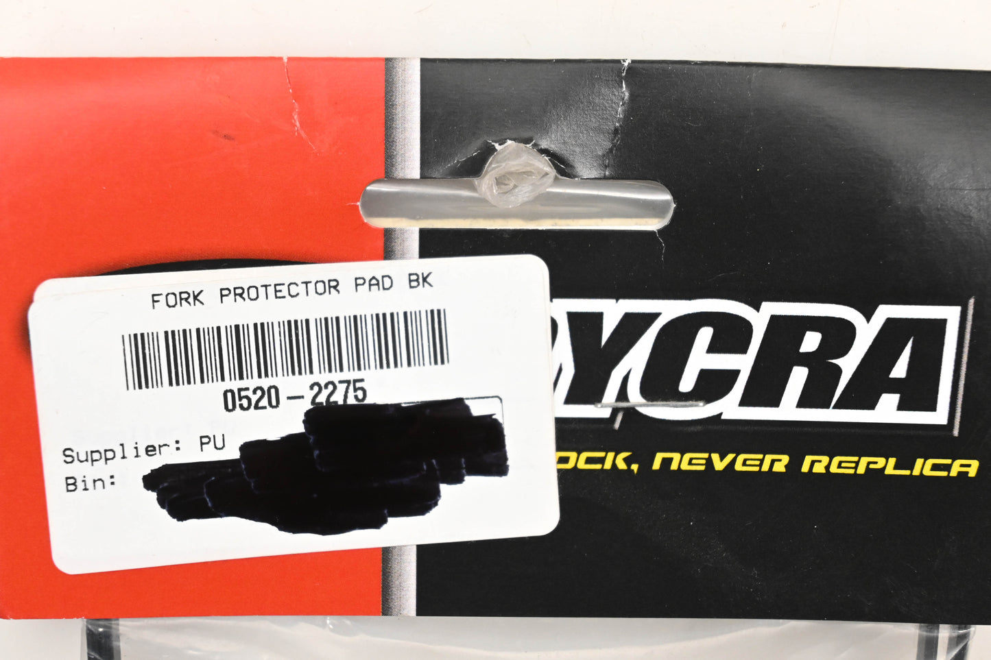 Cycra 1CYC-0012-12, 0520-2275 Black Fork Protector Pad Kit NOS