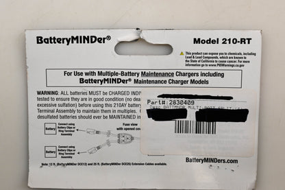 BatteryMINDer 2830409, 210-RT Multi-Battery Split Connector Kit NOS