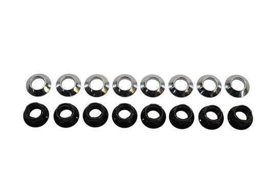 Bolt 2005-LUG.B, 020-00131 Black Locking Lug Nut Kit NOS