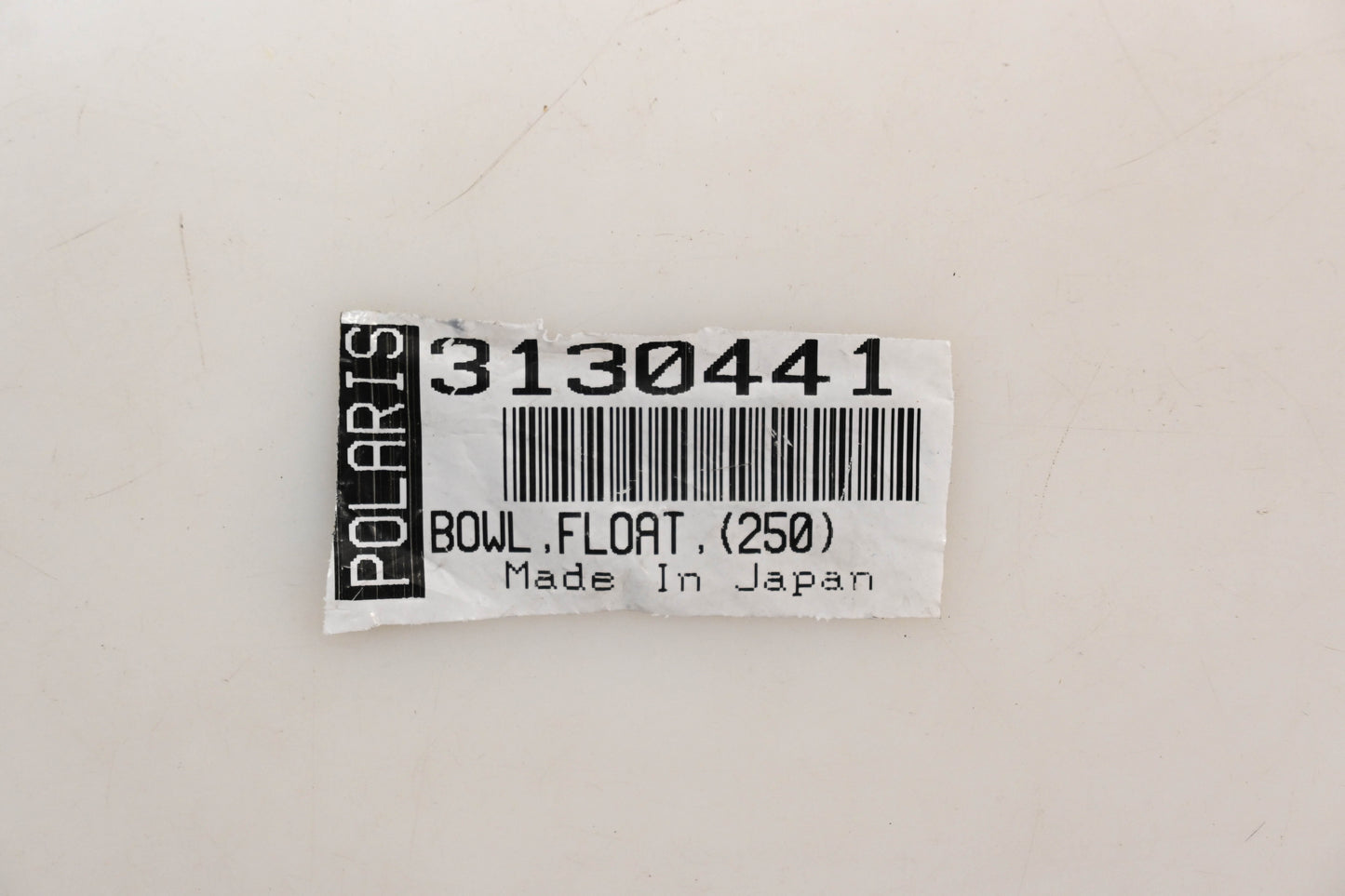New OEM Polaris 3130441 Carburetor Float Bowl Assembly NOS