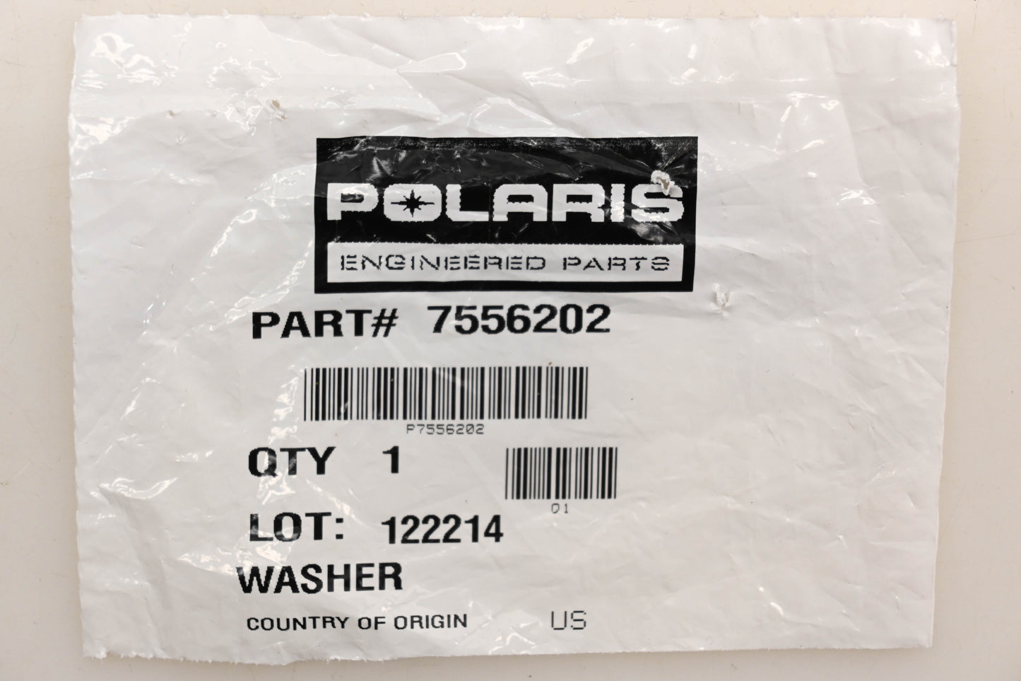 New OEM Polaris 7556202 Washer NOS