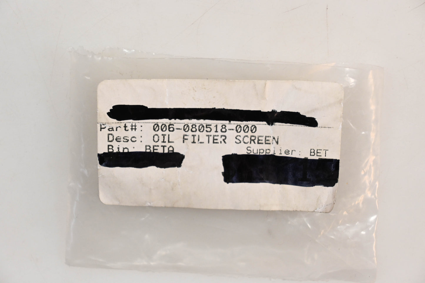 Beta 006-080518-000, 006.08.051.80.00 Oil Filter NOS