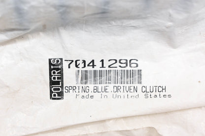 New OEM Polaris 7041296 Blue Driven Clutch Spring NOS