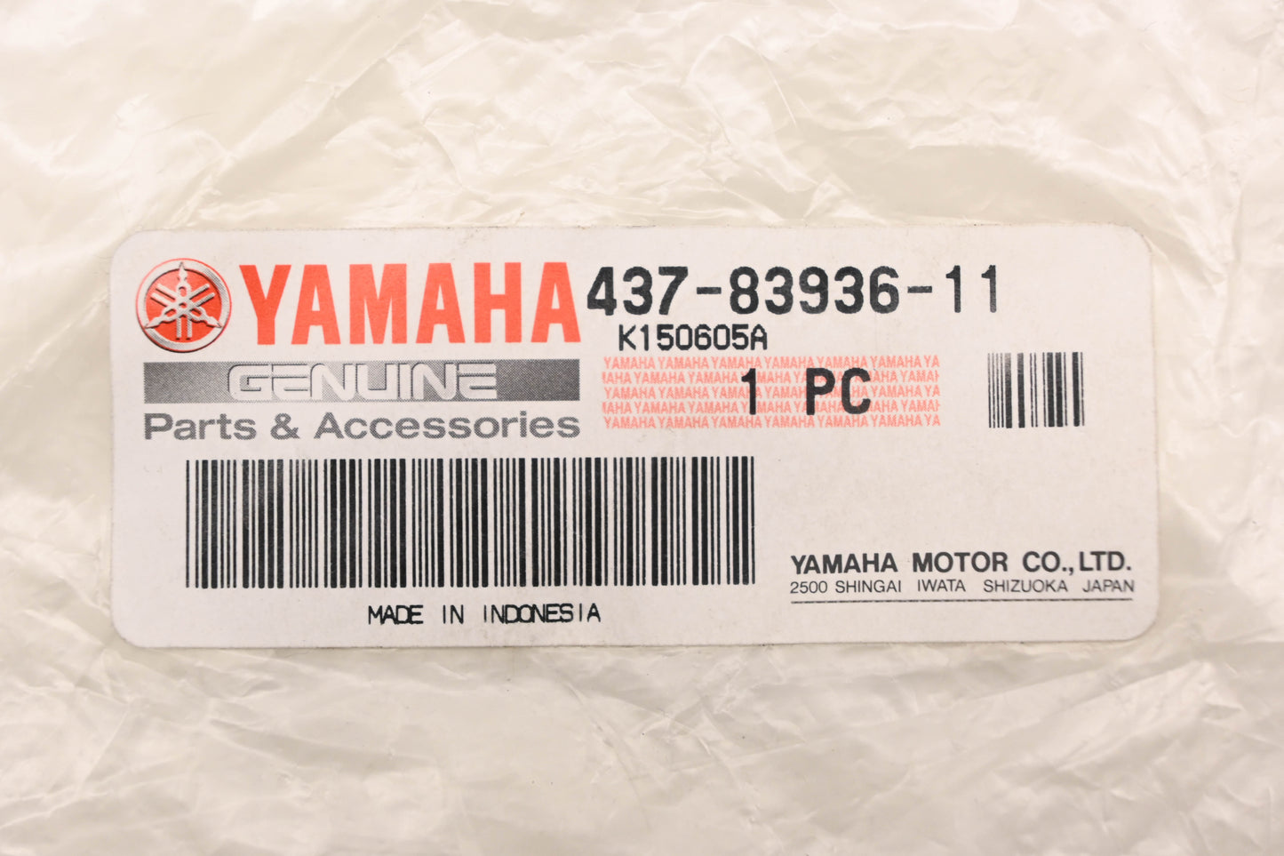New OEM Yamaha 437-83936-11-00 Switch Cord Band Strap NOS