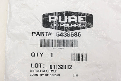 New OEM Polaris 5438686 Lower Side Net Mount NOS