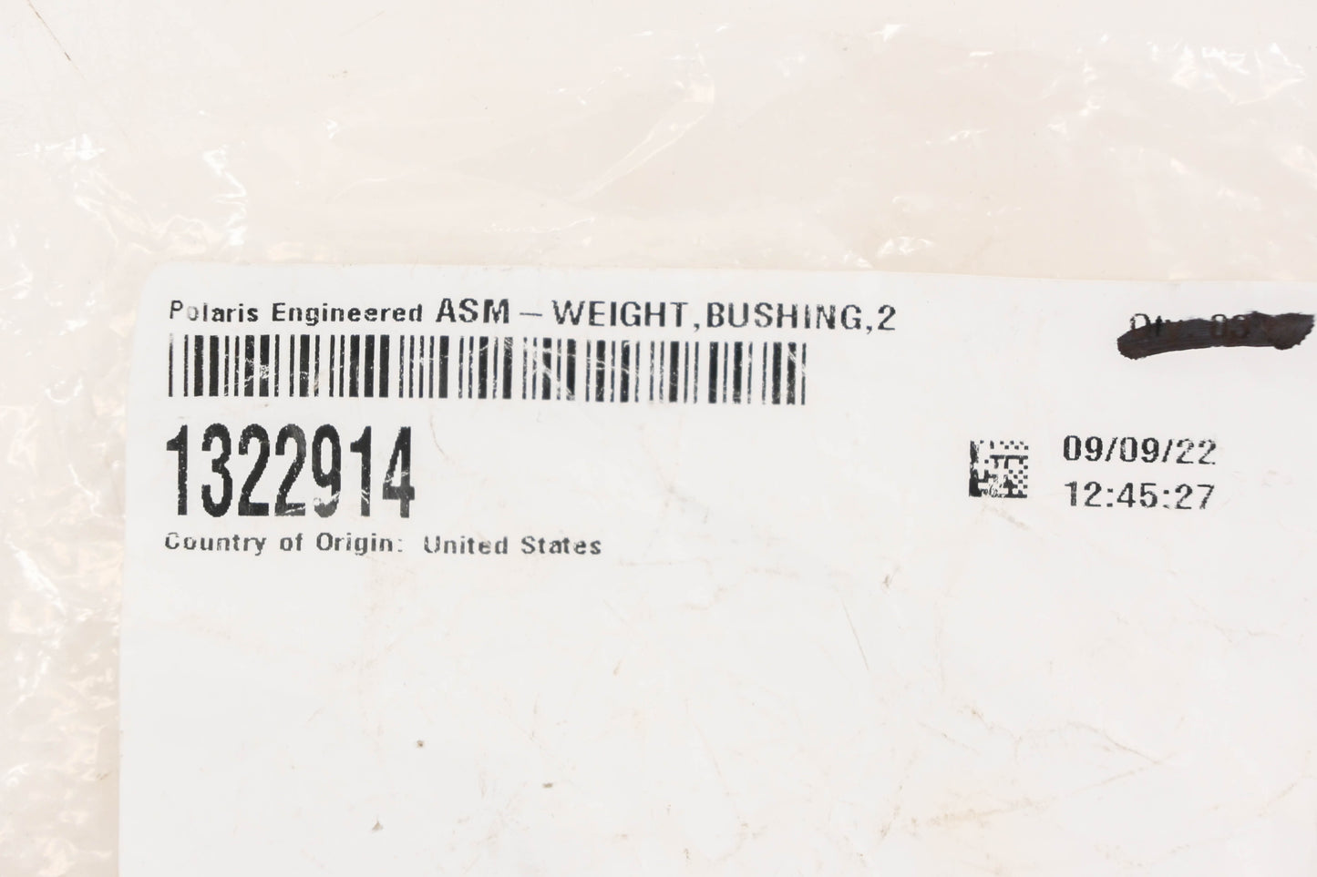 New OEM Polaris 1322914 Clutch Weight 23-54g NOS