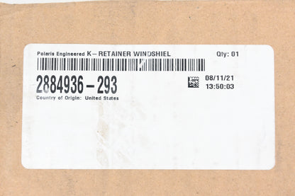New OEM Polaris 2884936-293 Indy Red Front Windshield Bezel NOS