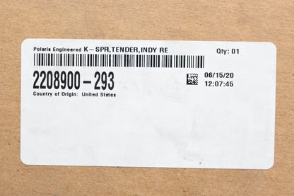 New OEM Polaris 2208900-293 Indy Red Tender Spring Kit NOS