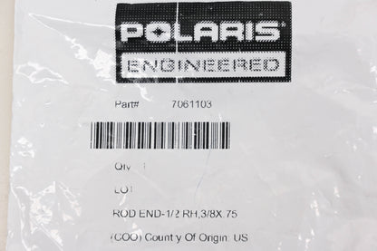 New OEM Polaris 7061103 Righthand Tie Rod End NOS