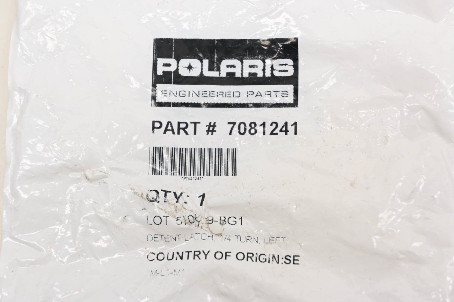 New OEM Polaris 7081241 Left 1/4 Turn Latch NOS