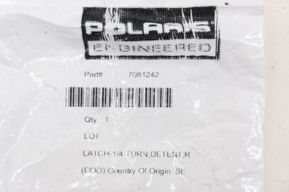 New OEM Polaris 7081242 Right 1/4 Turn Latch NOS