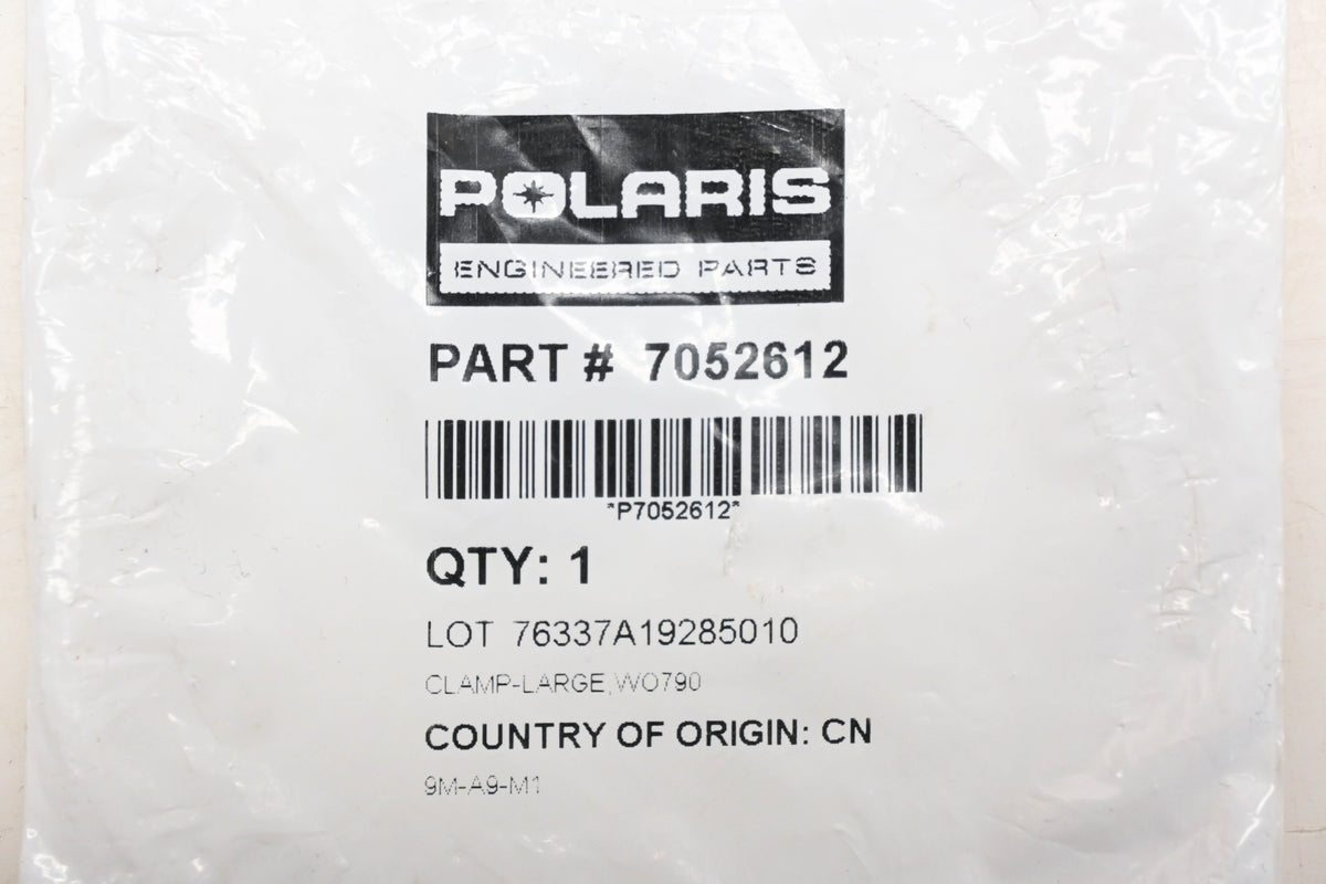 New OEM Polaris 7052612 Large Clamp NOS