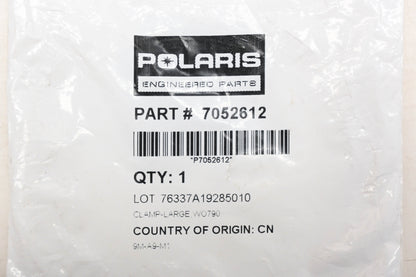 New OEM Polaris 7052612 Large Clamp NOS