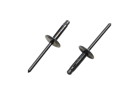 New OEM Yamaha 90267-48024-00 Black Blind Rivets Qty 2 NOS