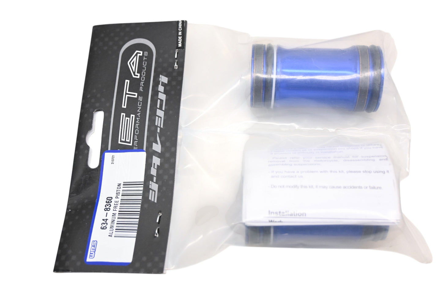 Zeta ZE56-40010, 634-8360 ZRS Aluminum Free Piston STD Kit NOS