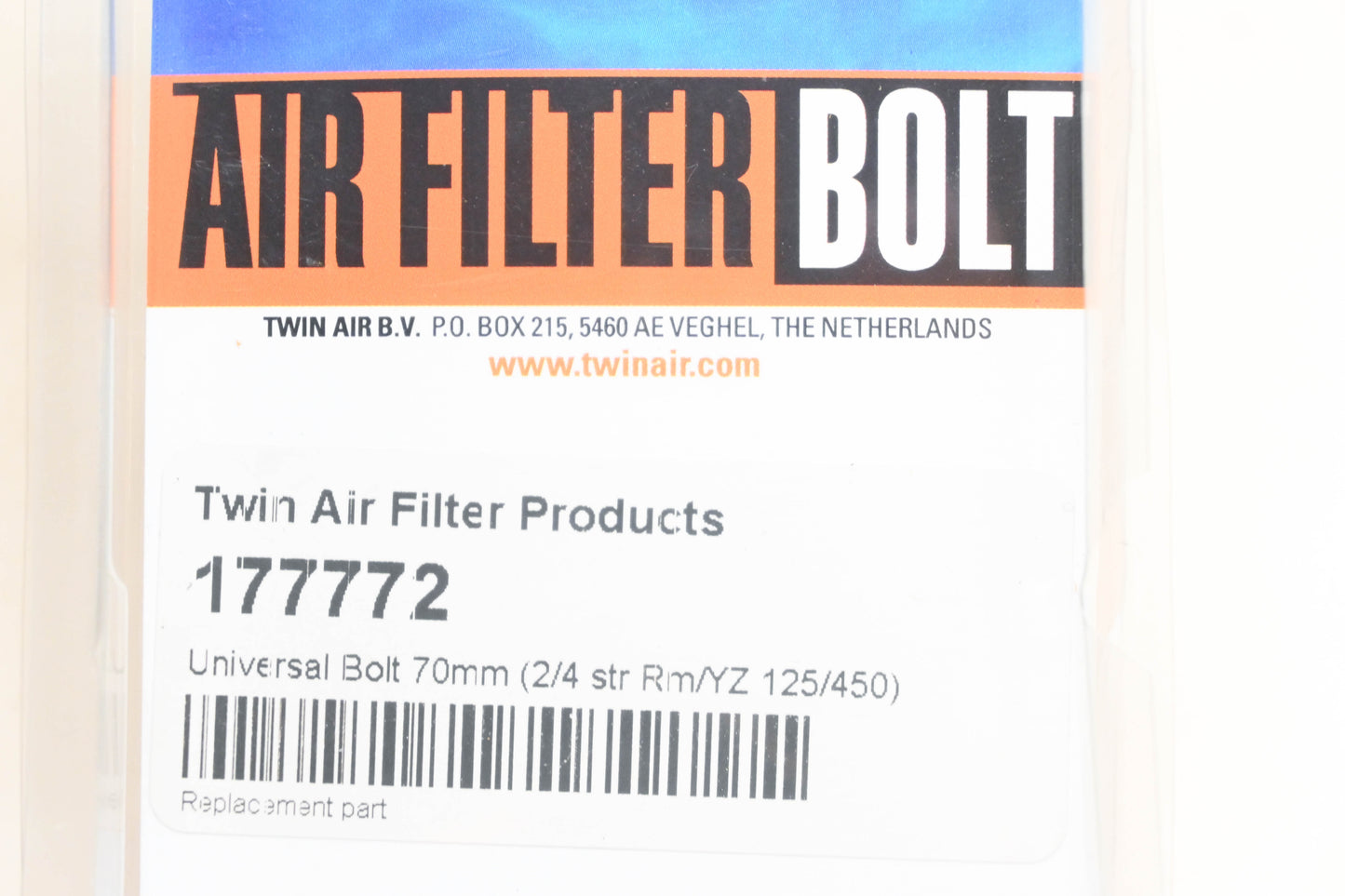 Twin Air 177772, 717-7772 Orange Air Filter Bolt NOS