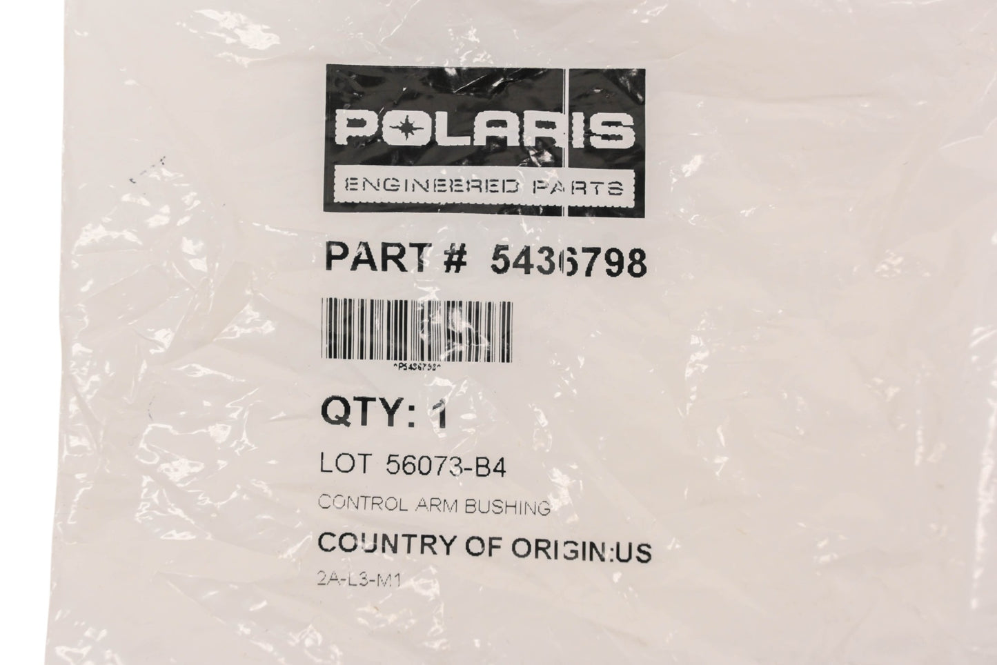 New OEM Polaris 5436798 Control Arm Bushing Qty 2 NOS
