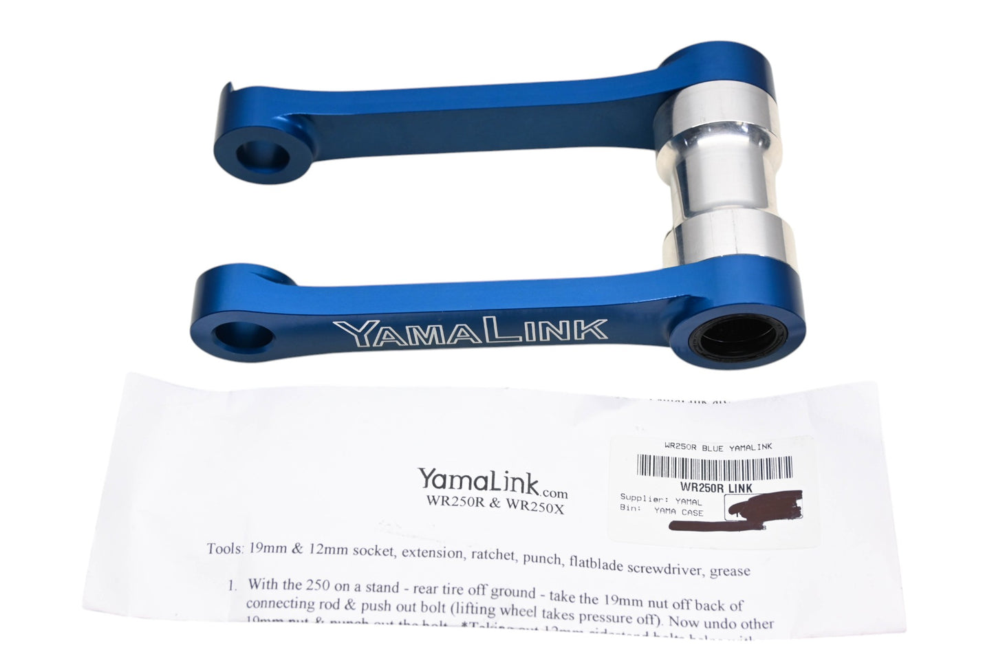 Yamalink WR250R Blue Lowering Link NOS