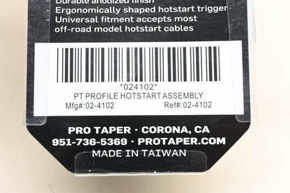 Pro Taper 02-4102, 024102 Profile Hotstart Assembly NOS