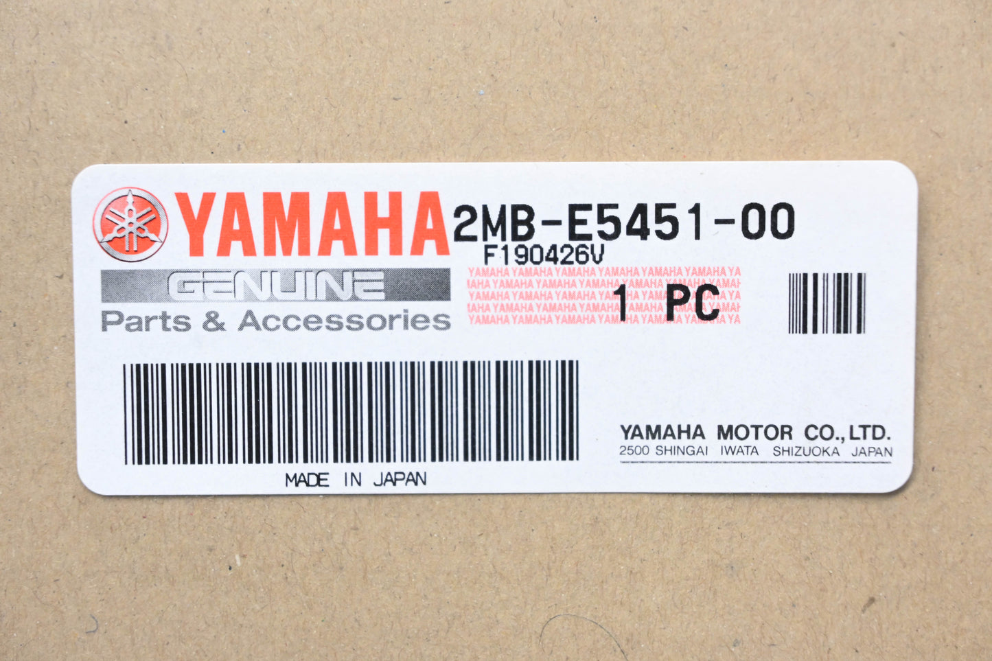 New OEM Yamaha 2MB-E5451-00-00 Crankcase Cover Gasket NOS