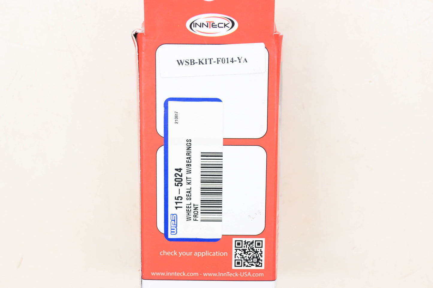 Innteck WSB-KIT-F014-YA, 115-5024 Front Wheel Bearing & Seal Kit NOS