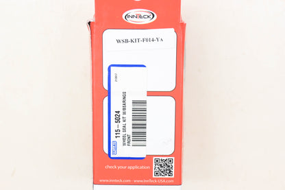 Innteck WSB-KIT-F014-YA, 115-5024 Front Wheel Bearing & Seal Kit NOS