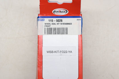 Innteck WSB-KIT-F022-YA, 115-5026 Front Wheel Bearing & Seal Kit NOS
