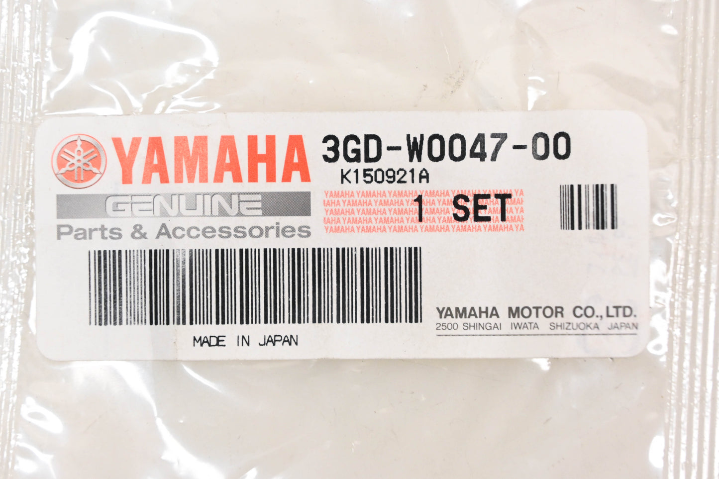 New OEM Yamaha 3GD-W0047-00-00 Caliper Seal Kit NOS