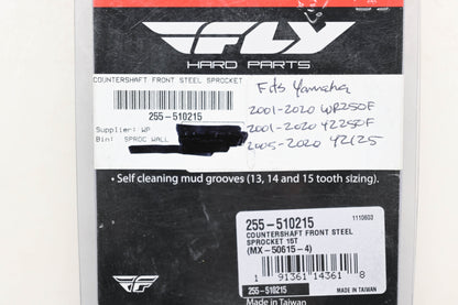 Fly Racing 255-510215, MX-50615-4 Yamaha 15T Countershaft Front Steel Sprocket NOS
