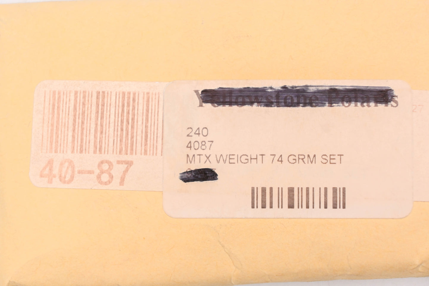 SLP 40-87 MTX Clutch Weight 74g Kit NOS