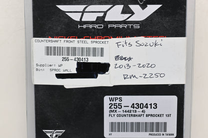 Fly Racing 255-430413, MX-144213-4 Suzuki 13T Countershaft Front Steel Sprocket NOS