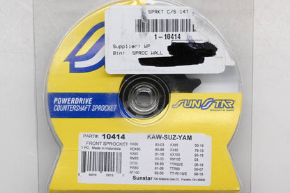 Sunstar 10414 14T Front Countershaft Sprocket NOS