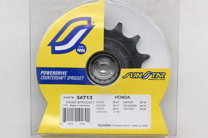 Sunstar 34713 Honda 13T Front Countershaft Sprocket NOS