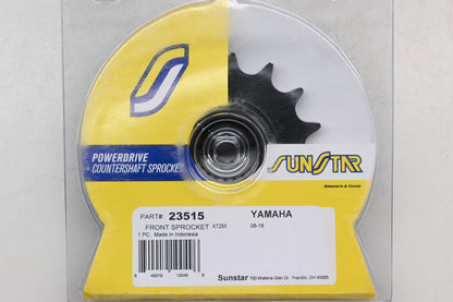 Sunstar 23515 Yamaha 15T Front Countershaft Sprocket NOS