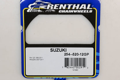 Renthal 254--520-12GP, 254-520-12GP Suzuki 12T Front Countershaft Sprocket NOS