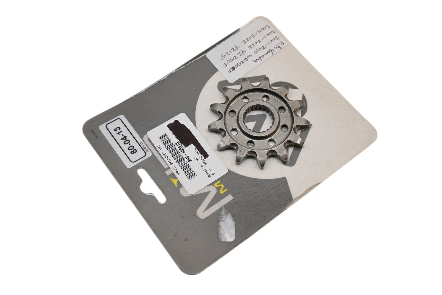 Mika Metals 80-04-13, 205-800413 Yamaha 13T Front Sprocket NOS