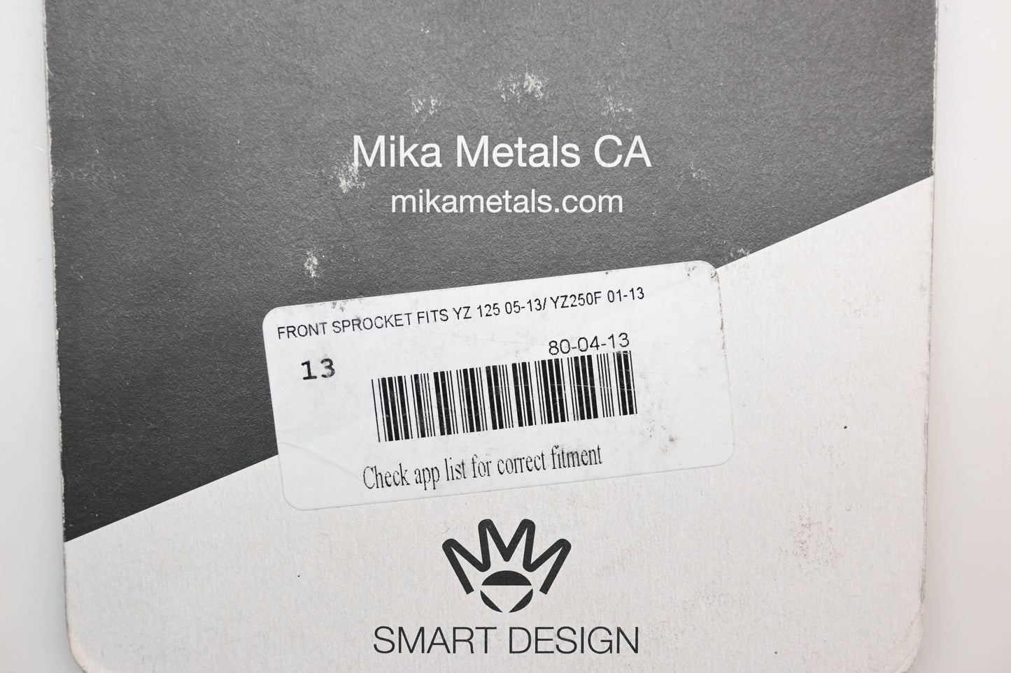 Mika Metals 80-04-13, 205-800413 Yamaha 13T Front Sprocket NOS