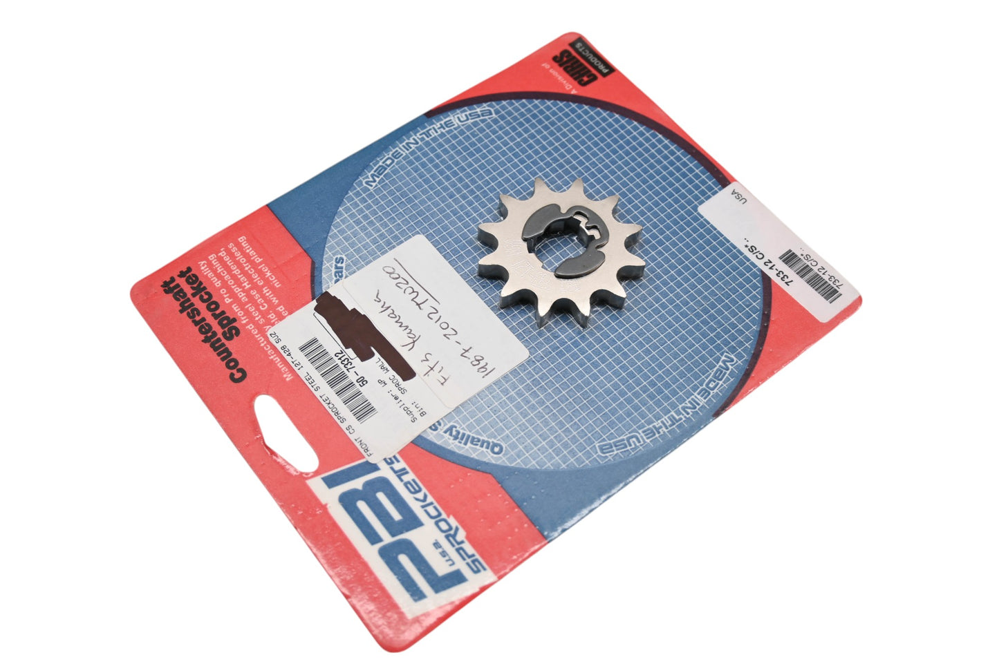 PBI Sprockets 732-12, 50-73312 Yamaha 12T Front Sprocket NOS