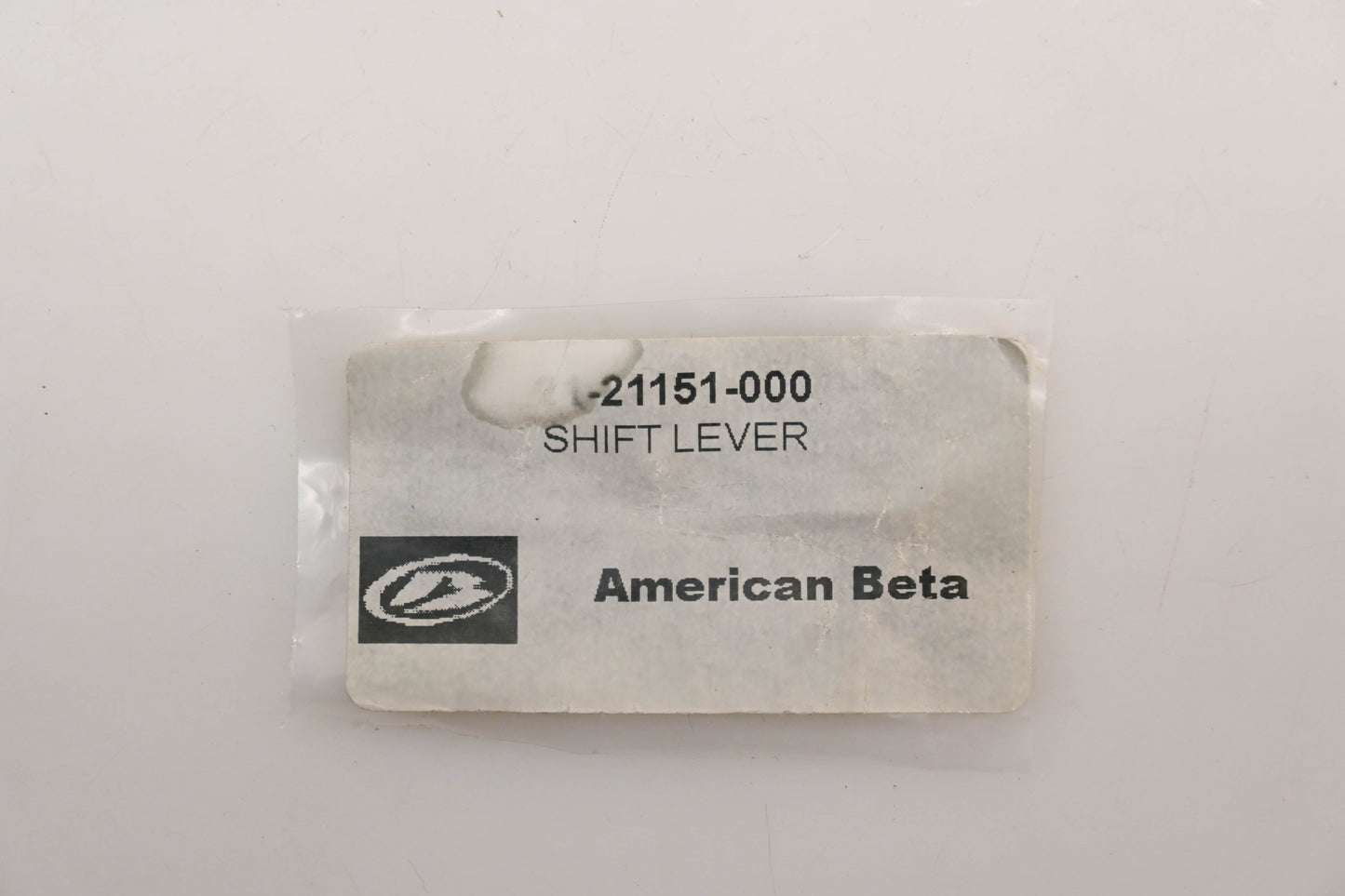 Beta 21-21151-000, 21.21151.000 Silver Shift Lever Assembly NOS